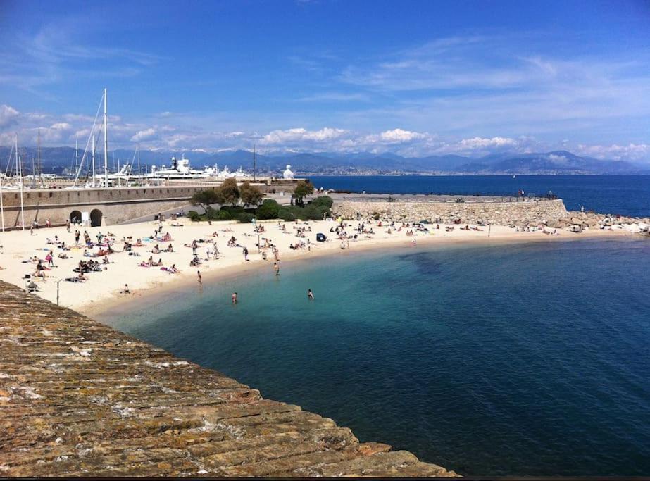 Studio Balcon, Centre Ville, Proximite Plages, Commerces, Restaurants, Musees... 昂蒂布 外观 照片