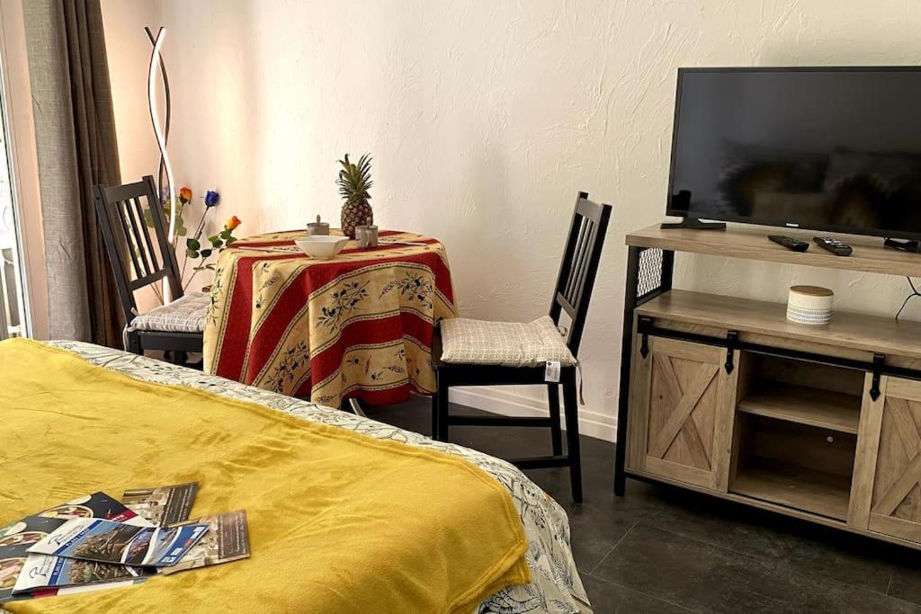 Studio Balcon, Centre Ville, Proximite Plages, Commerces, Restaurants, Musees... 昂蒂布 外观 照片